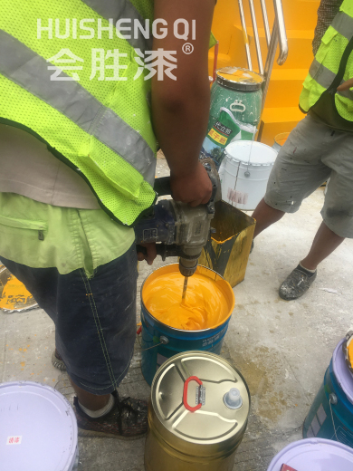 車道安全島油漆的沉淀結塊現象如何預防