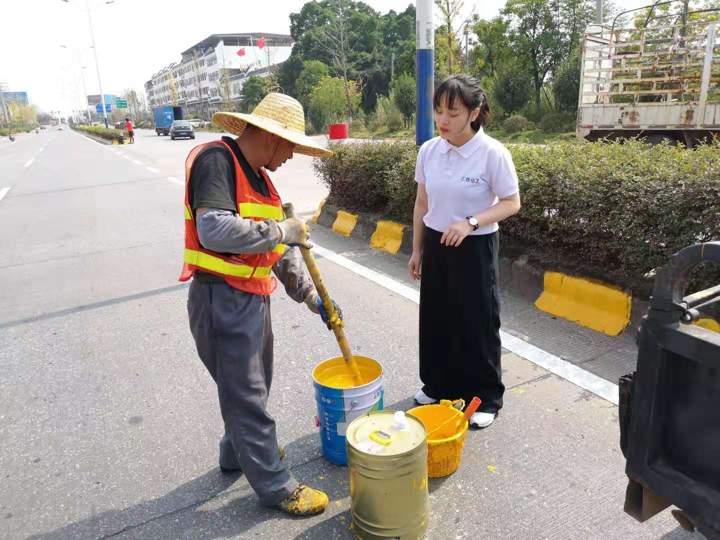 反光漆施工 反光漆施工
